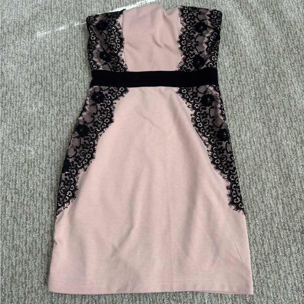 Forever 21 Strapless Lace Dress Size S